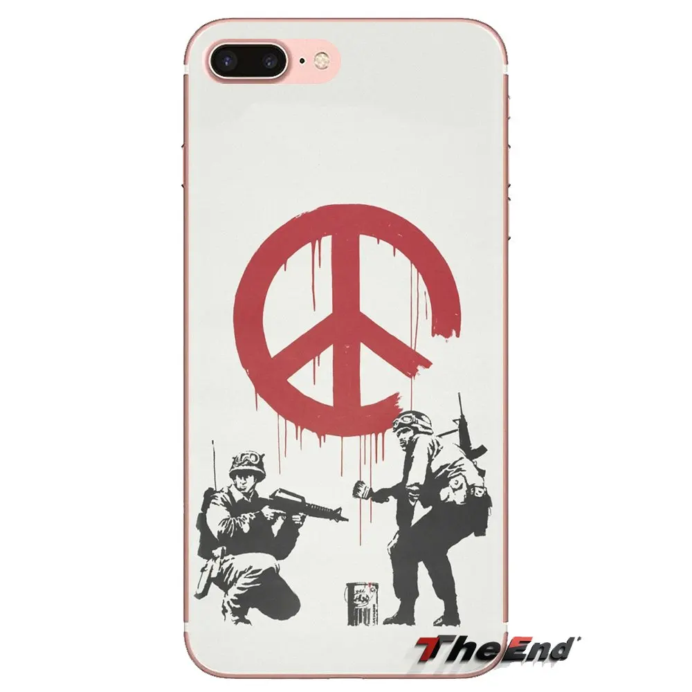 Для iPhone XS Max XR X 4 4s 5 5S 5C SE 6 6S 7 8 Plus samsung Galaxy J1 J3 J5 J7 A3 A5 Чехлы Banksy street Albert Einstein flower |