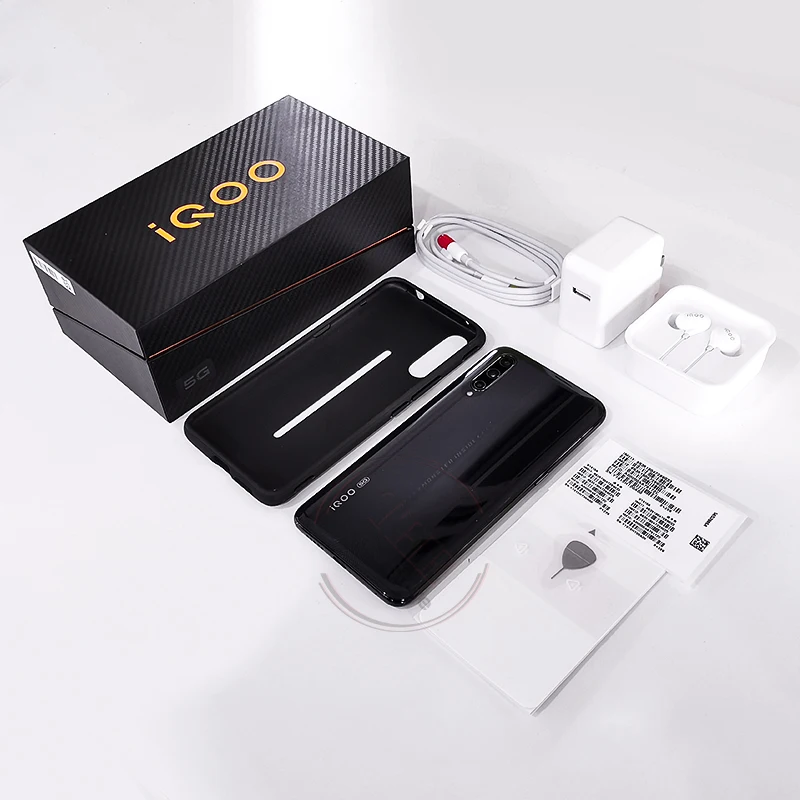 Vivo iQOO Pro 5G поддержка глобальной rom Google NFC 6,4" экран 48MP камера 44 Вт Быстрая зарядка Смартфон Snapdragon