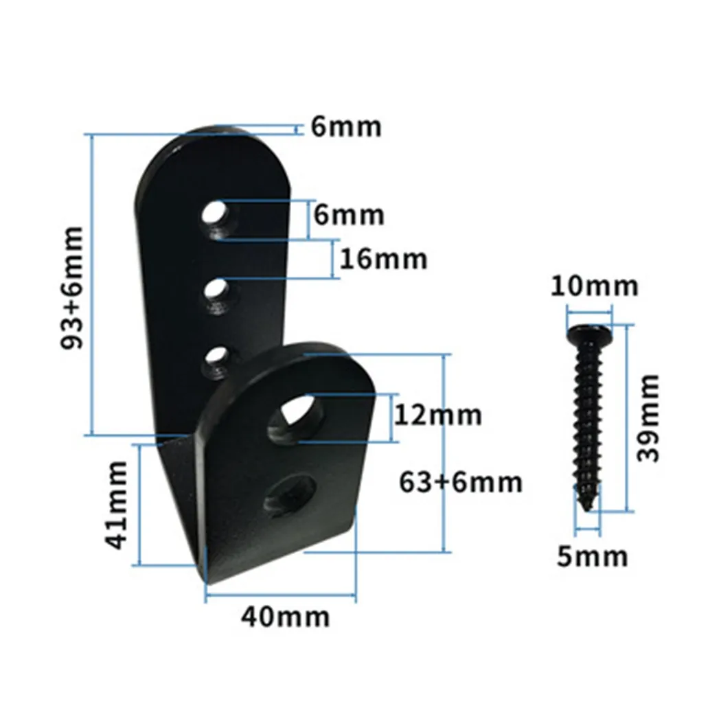

2pc Door Barricade Brackets Door Barricade Brackets With Screw For 2x4 Lumber-Drop Open Bar Holder Barn Garage Gate