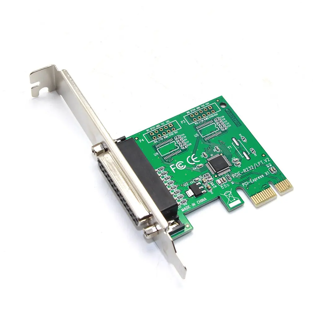 Многоцелевая плата Pci E для параллельных портов Lpt порта параллельный порт