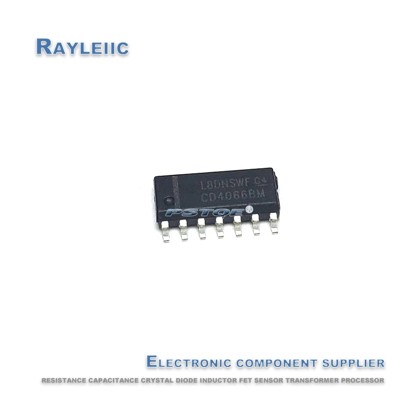 CD4066BM лапками углублением SOP-14 CD4066 4066BM 4066 SOP14 IC четырехходовой двунаправленный переключатель