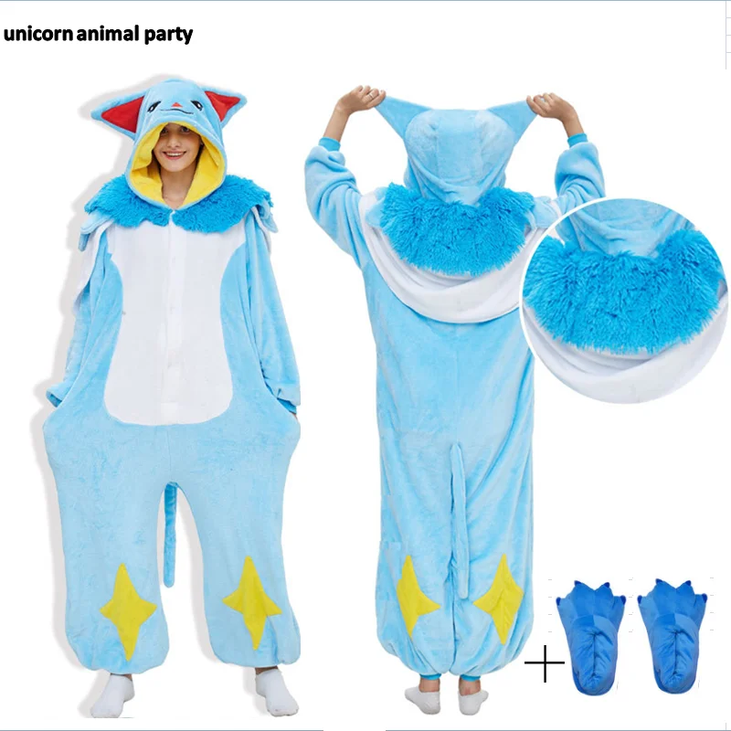 Кигуруми кигуруми косплей фланелевые пижамы для взрослых League of Legends Isere костюм