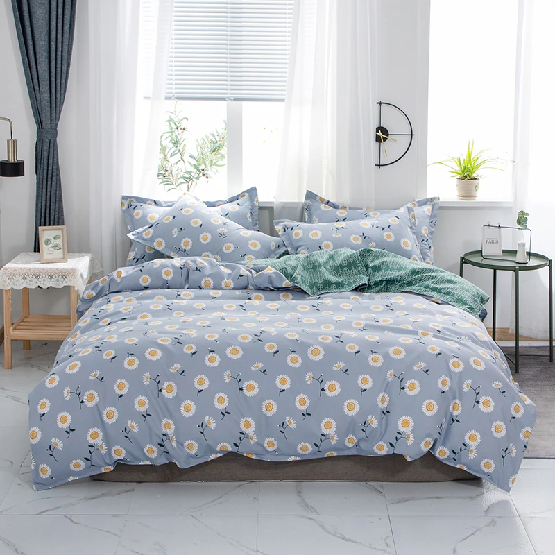 

Anti-Folding Microfiber 1 Bed Sheet Queen And 2 Pillow Shams, King, Twin, Full Size,4 Pieces Bedding Set 1 Duvet Cover
