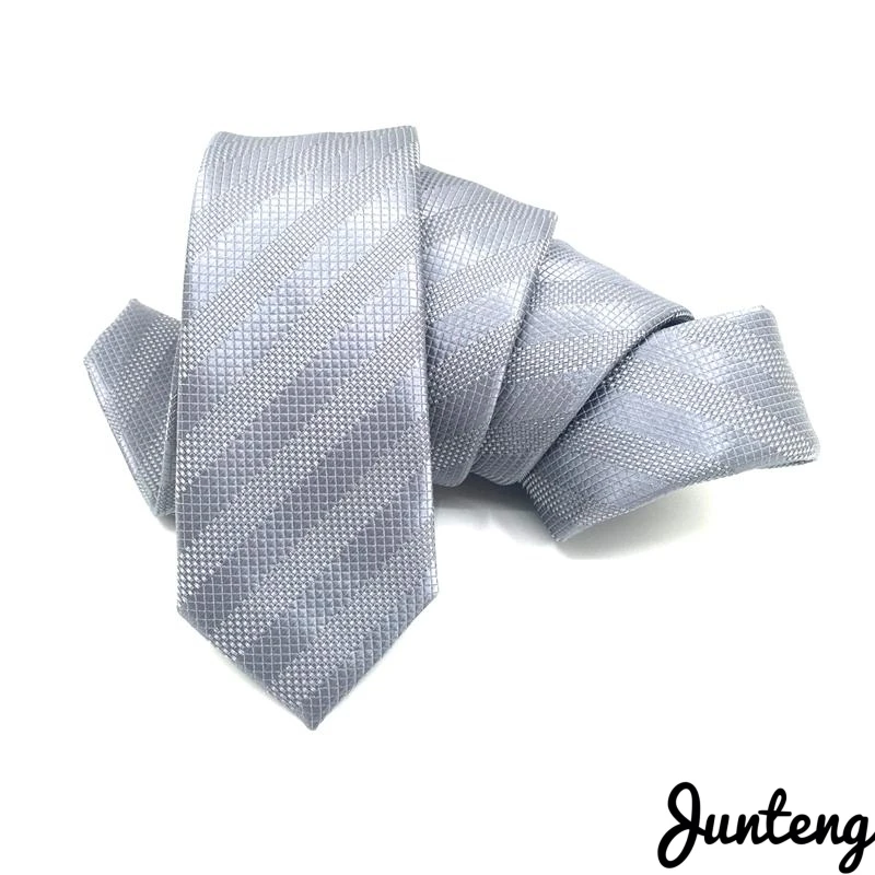 Модные мужские галстуки из полиэстера одноцветные узкие тонкие тканые |