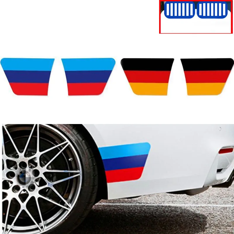 

For Bmw X1 X3 F25 X5 F15 F20 F30 F10 F11 G01 X4 G02 F26 X2 Z4 X6 E53 X7 3 Colors M performance Car Body Fender Feadlight Sticker