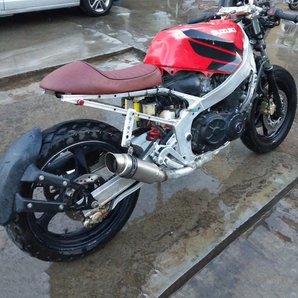 Выхлопная труба для мотоцикла гоночный глушитель велосипеда внедорожника Кафе