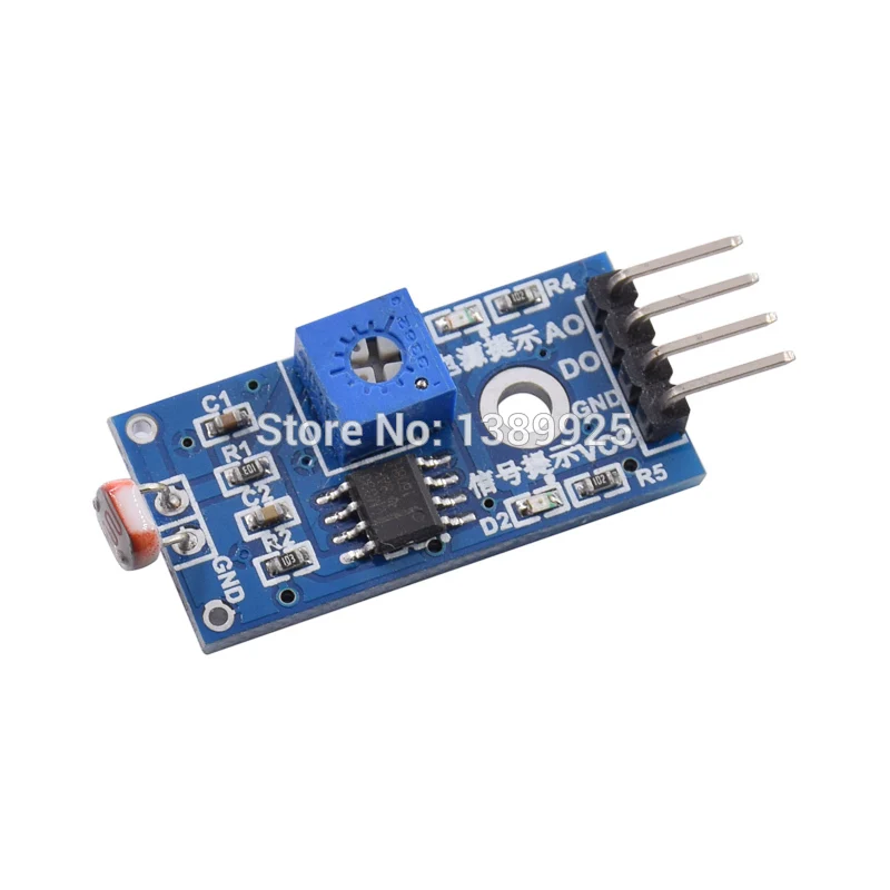 (10 шт./лот) 3pin/4 pin светочувствительный модуль датчика света обнаруживает