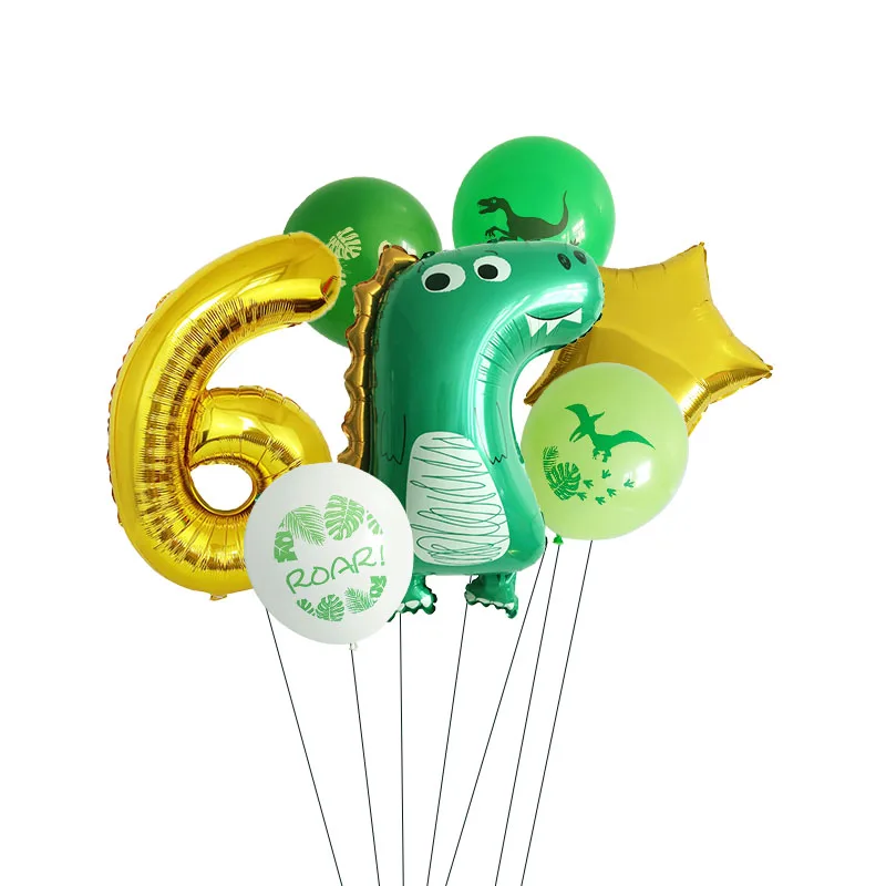 Воздушные шары в виде вечерние нозавра для вечеринки 7 шт./Лот украшение