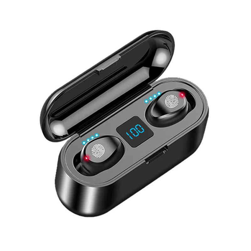 

Bluetooth 5.0 Earphones HD Call Wireless Headphones Sport Running Bluetooth Earphone Waterproof F9 Earbuds Bluetooth Headset TWS
