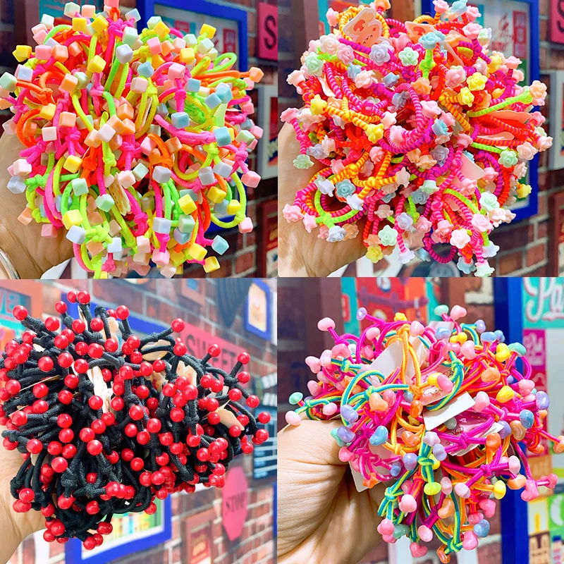 

Резинки для волос Детские, разноцветные, 10/20/30 шт.