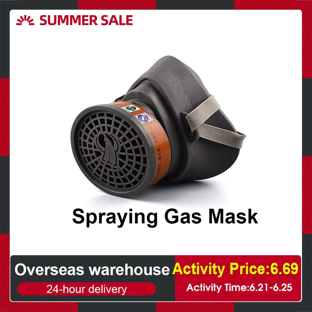 Респиратор для распыления красок противотуманная маска с фильтрами твердых