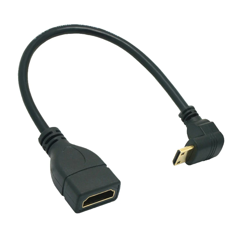 Прямоугольный переходник типа C Mini HD на HDMI совместимый с женским кабелем 1080P для