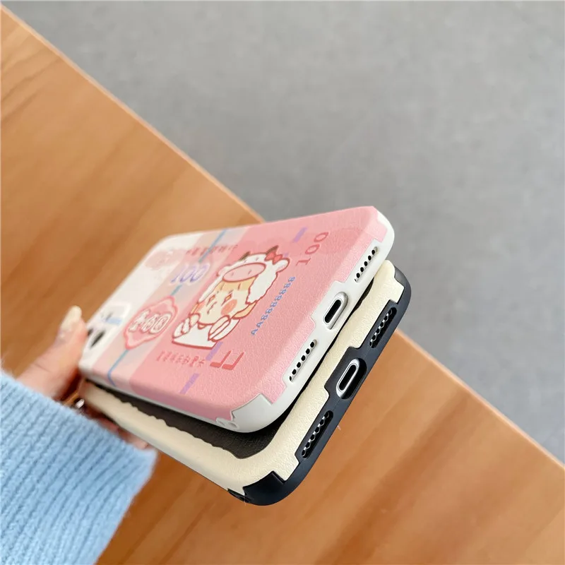 

Fashion Chine Money one hundred Phone Case For iPhone 7 8 Plus 11 12 mini Pro X Xs Max Xr SE2020 Cover Lovely Fundas