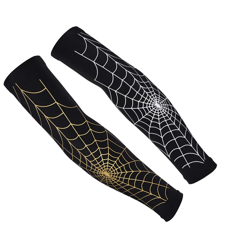 1 шт. spiderвеб-печать спортивные рукавицы паутина рукав для мужчин N женщин унисекс