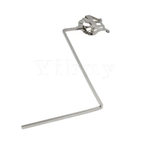 yibuy socket dia 4mm silver music sheet clip holder clamp on holder lyre musical instrument for tuba parts accessories