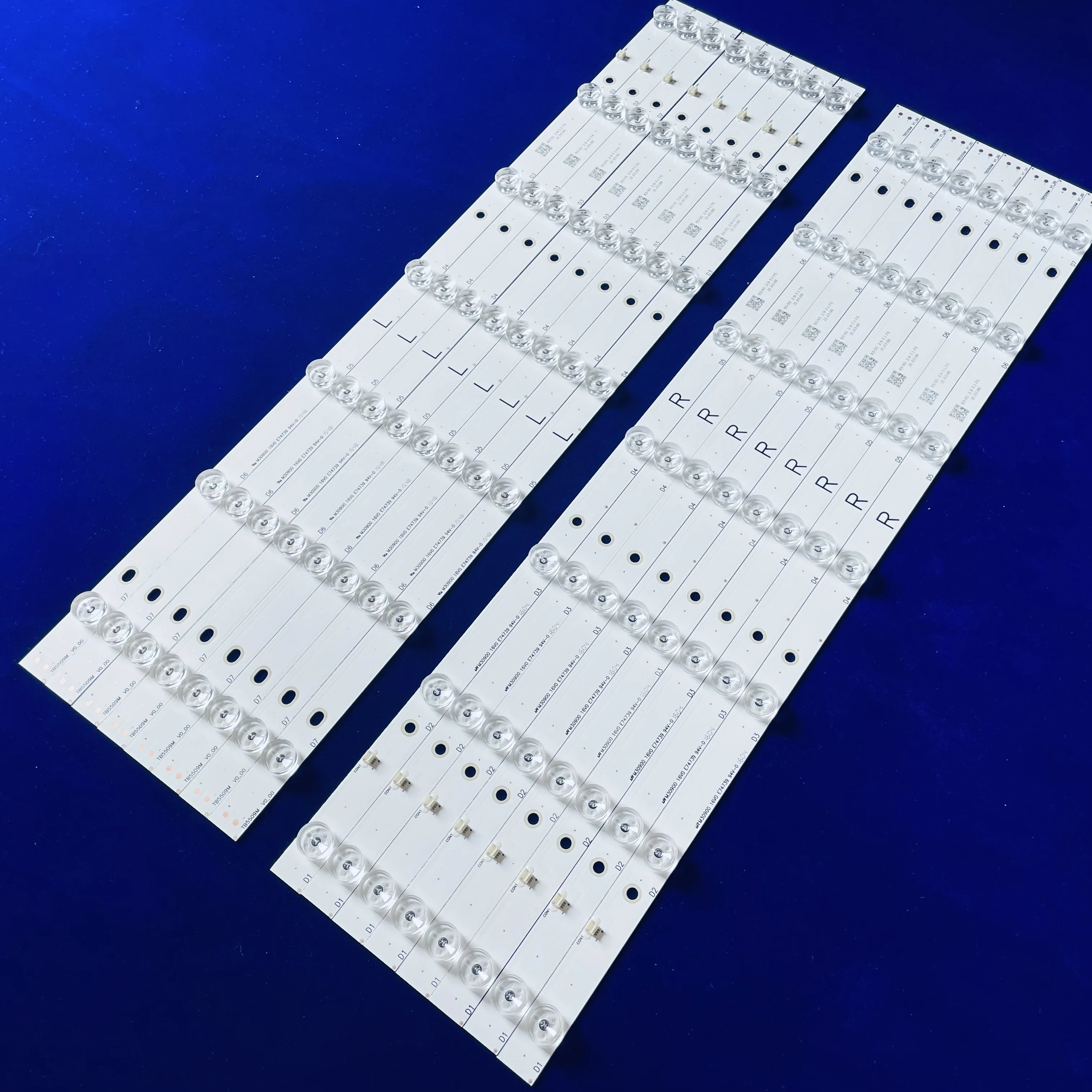 Светодиодный Подсветка полосы для TX-55AX630B TX-55DX600B TX-55DX600E TX-55AX630E TB5509M V0_00 V1_00 550TV01 V4