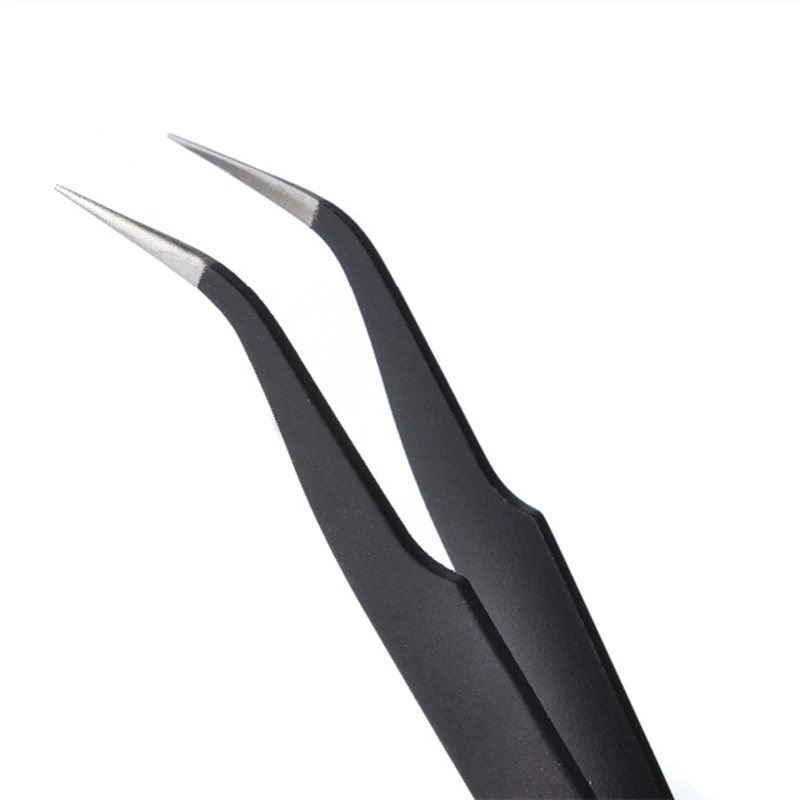 2 шт./компл. Пинцет для наращивания ресниц из нержавеющей стали пинцет прямой и