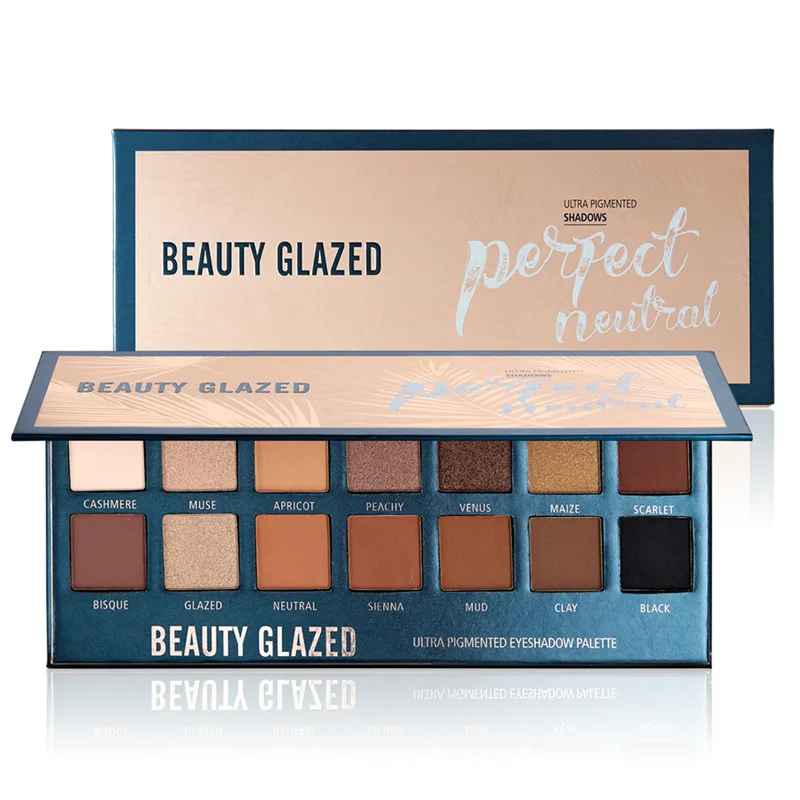 All-Match 14 Color Eyeshadow Palette Shimmer Matte Pigmented Smokey Eye Shadow Long-lasting Natural Cosmetics Makeup TSLM1 |