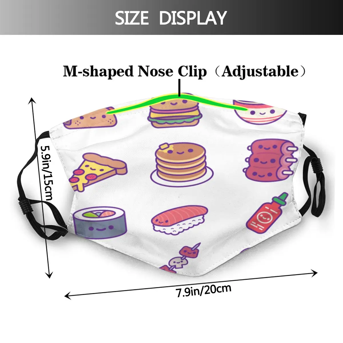 Японские суши с забавными выражениями лица для мужчин и женщин уличные виды