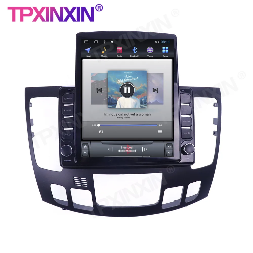 구매 현대 소나타 NF2009 + DSP 테슬라 스크린 안드로이드 10 GPS 차량용 멀티미디어 플레이어 헤드 유닛 오디오 라디오 네비게이션 무선 카툰