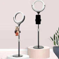 photography led selfie ring light with remote control 20cm dimmable phone ring lamp with stand tripods for makeup video studio