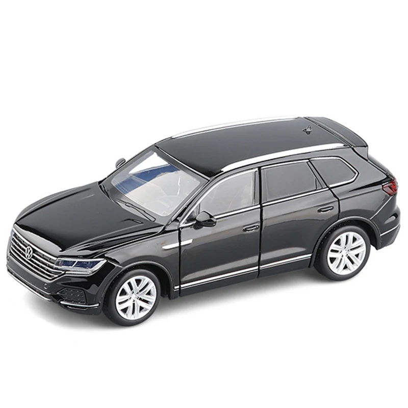 Новый 1:32 весы TOUAREG сплава игрушечный автомобиль со звуком и светильник