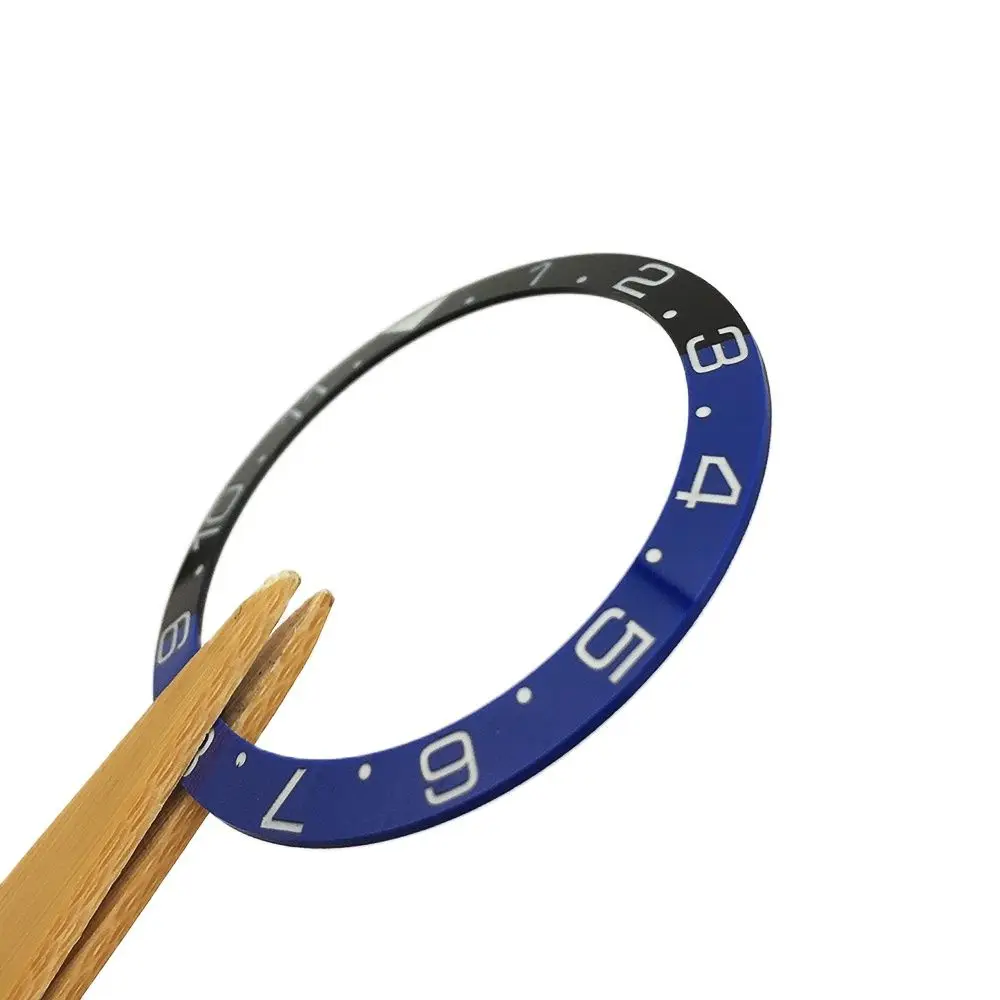 38 мм керамический Безель GMT черный плюс синий 40 чехол Аксессуары для часов