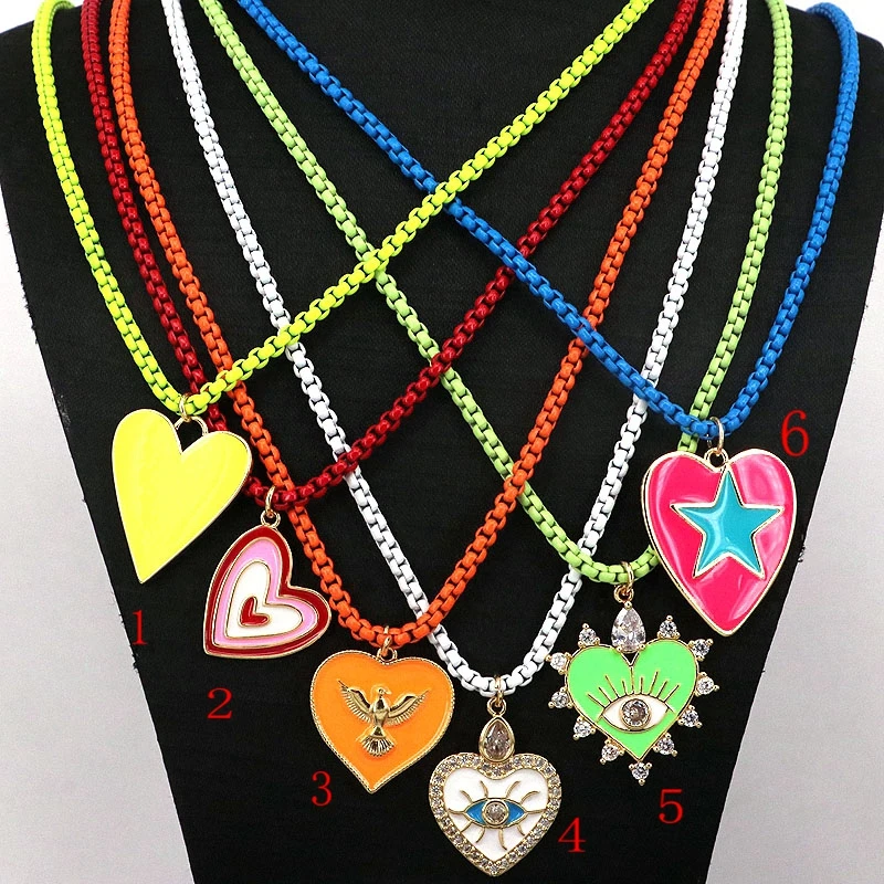 

Цепочка женская с эмалированным покрытием, 5 шт.