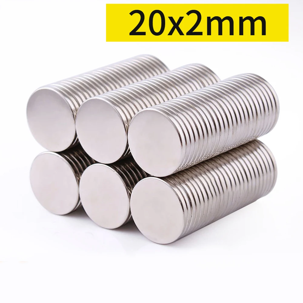 

10 20 50 100PCS/Lot 20x2mm Magnet Round Magnet Strong magnets Rare Earth Neodymium Magnet N35
