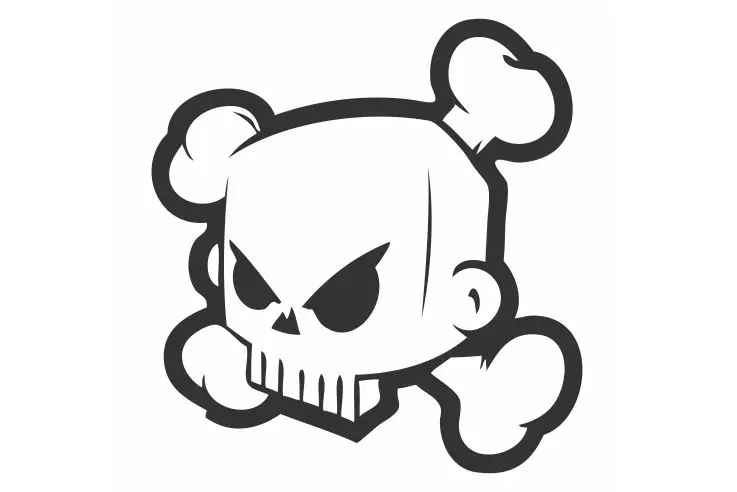 

Interesting Angry Cartoon Character Avatar Ken Block Skull Car-Stickers Cover Scratch for Bumper Bodywork Interior PVC15x15cm