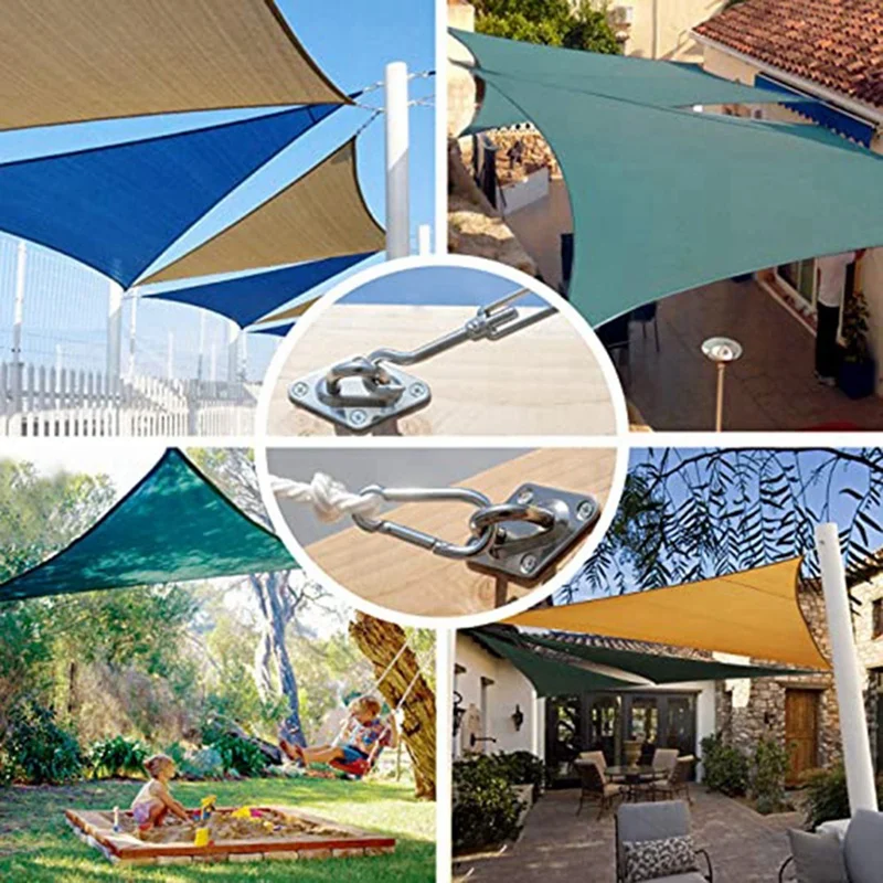 

1set M6 Awning Attachment Sun Shade Sail Stainless Steel Hardware Kit & 135PCS Pegboard Accessories Organizer Kit