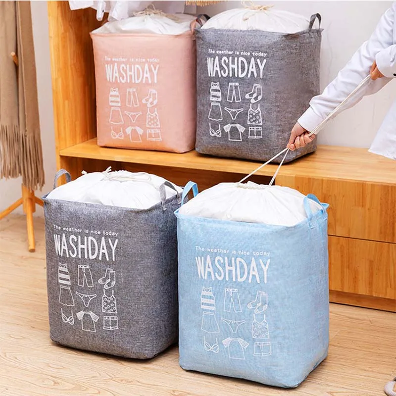 

Многофункциональная Водонепроницаемая складная корзина для хранения грязной одежды