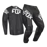 delicate fox 360 kila automotive mtb bike off road black set motocross locomotive suit