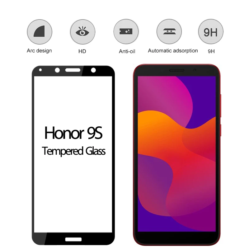 4 в 1 Honor 9A 9S 9C стекло + Камера закаленное хонор play 9 a хуавей Экран протектор на honor 9a