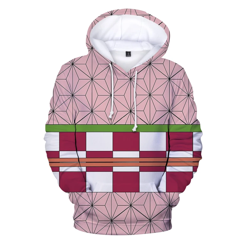 Толстовка с капюшоном для мужчин и женщин корейский стиль рассекающий демонов