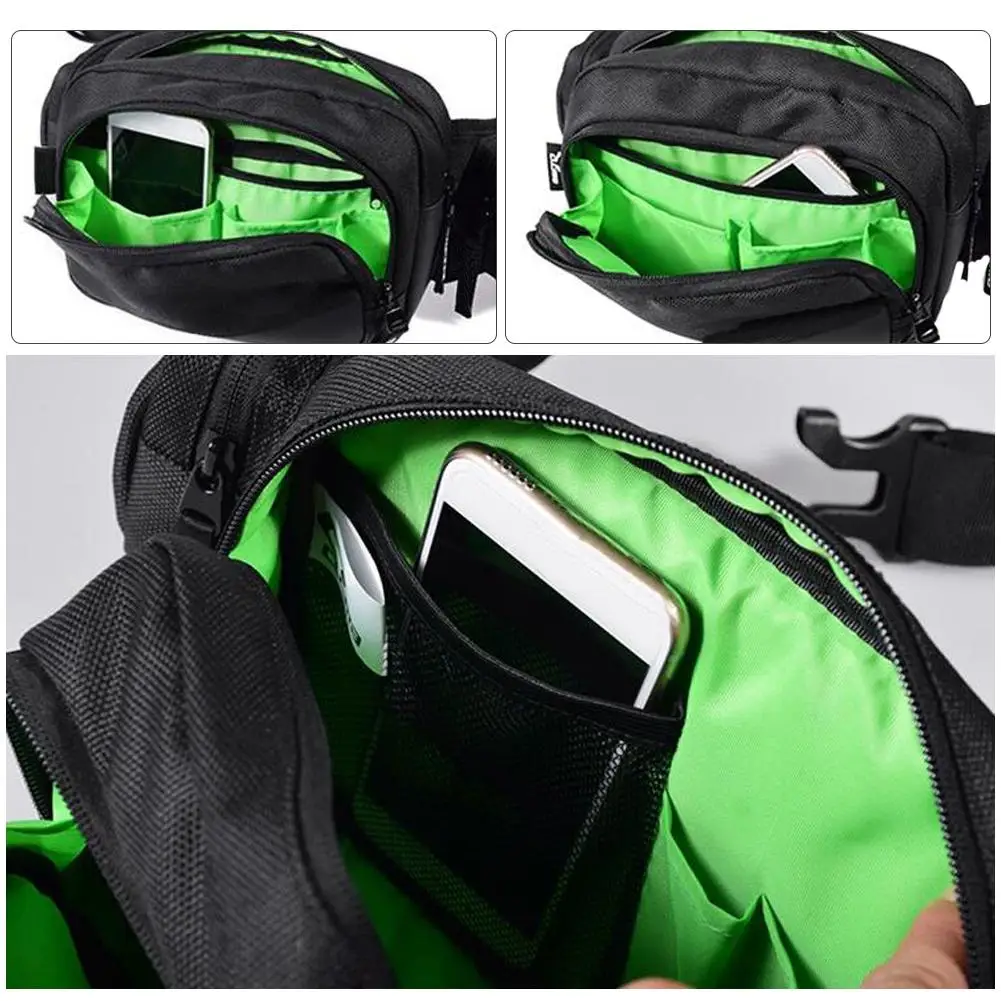 

Женская холщовая сумка на пояс для телефона, с 4 карманами