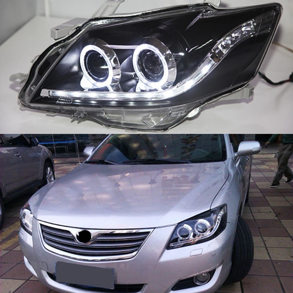 2 шт. светодиодный фар фара переднего колеса в сборе 2009 2010 2011 год Camry Ангел глаз