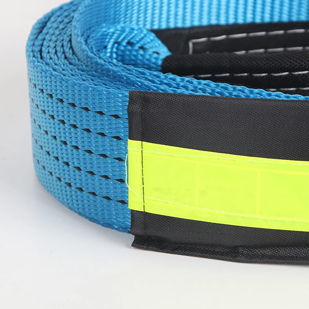 5 м 8 тонн синий буксировочный ремень прочный аварийный автомобиль веревка для