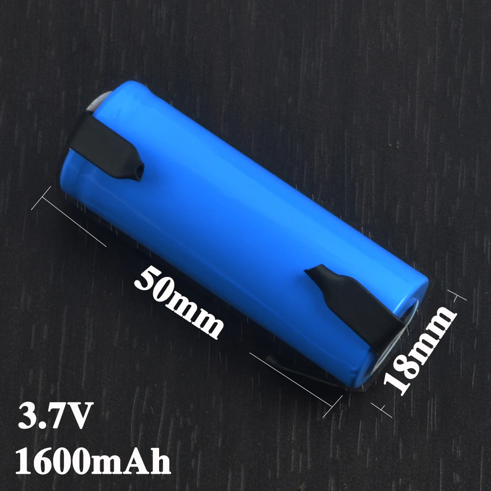 Сменный аккумулятор UR18500L для Braun Pulsonic 9785 бритвы 3 7 в 18 мм + 50 мм|Перезаряжаемые