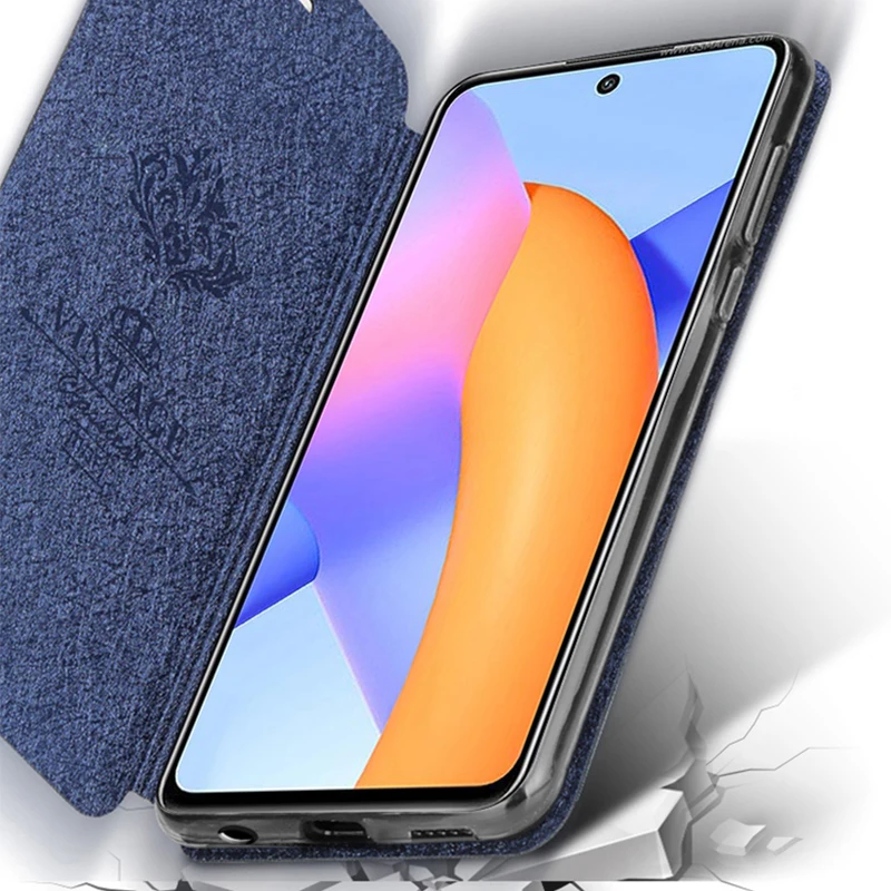 

Original Mofi Flip Leather case For Huawei Honor 10X Lite Case Cover 360 shockproof Honor 10X LiTE Luxury TOP quality