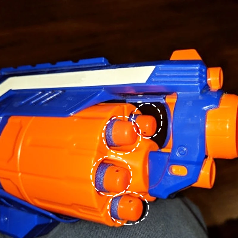 100pcs пули для Nerf аксессуары игрушечного пистолета мягкий пустотелая игрушка