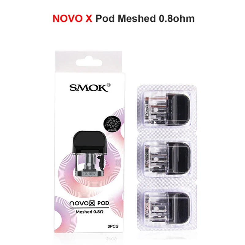 Оригинальный SMOK NOVO 1 2 Pod картридж катушка 4 X сетчатые кварцевые DC картриджи для