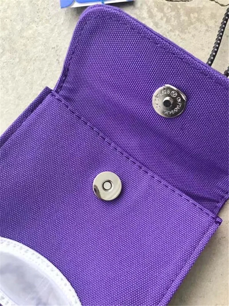 

Purple khaki Adererror Key Wallets Men Women 1:1 High-Quality hook Adererror Mini Bag Casual Ader Error Bags
