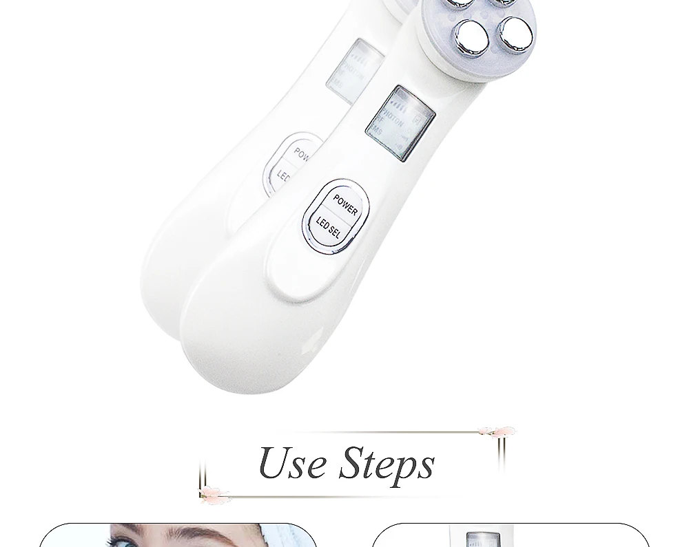 Licheng RF Beauty Device EMS LED Photon Electroporation Skin Tighten Rejuvenation Wrinkle Removal Face Lifting Massager Anti-age