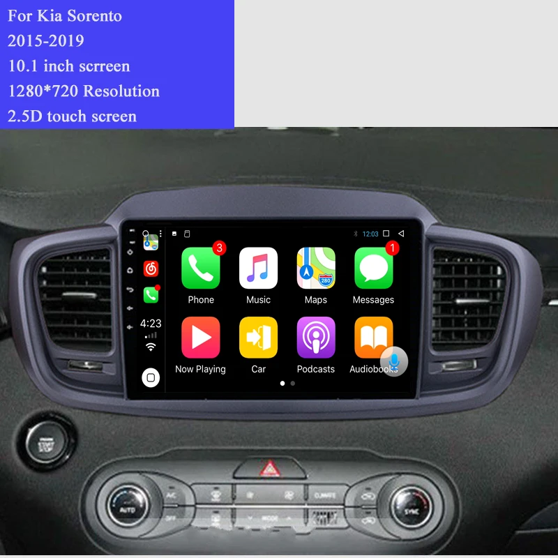 

Car DVD for kia sorento 2015--- Car Radio Multimedia Video Player Navigation GPS Android 10.0 double din