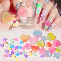 new soft fudge designs 3d nail sticker acrylic nail art gradient colorful new sweet candy diy manicure nail decoration