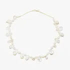 Жемчужное ожерелье в стиле барокко, женская бижутерия, новое короткое ожерелье, асимметричное жемчужное ожерелье, 2020