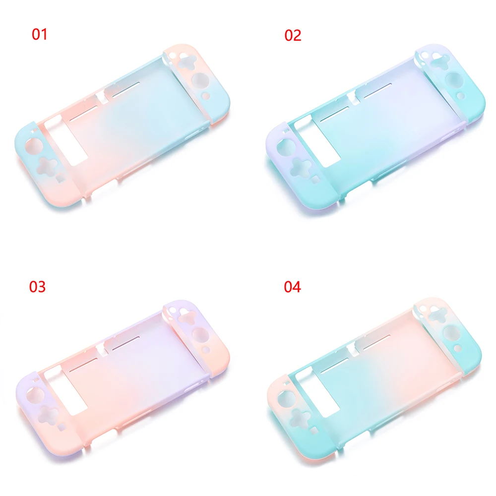 Милый цветной чехол для Nintendo Switch NS защитный Внешний из поликарбоната съемный