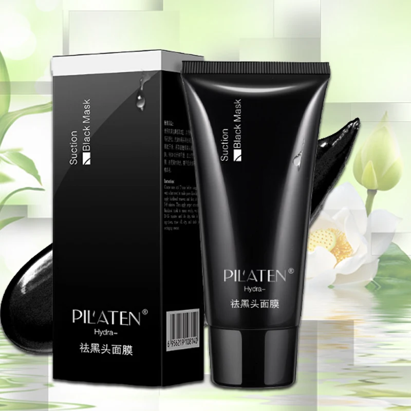 60 г Pilaten черная маска для лица Blackhead с бамбуковым древесным углем глубокого