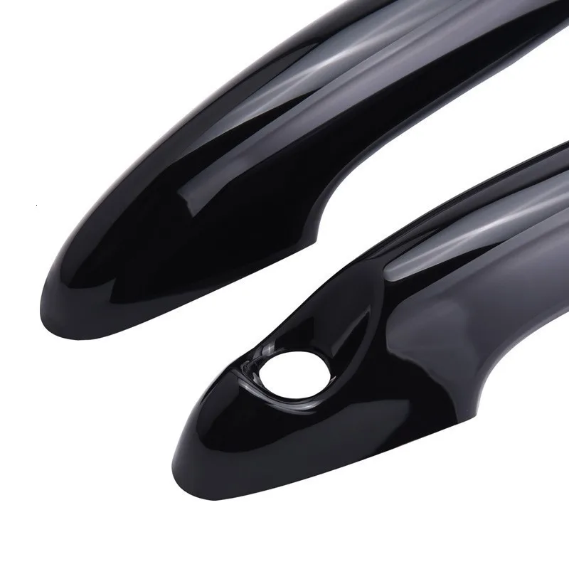 Черная крышка дверной ручки из АБС-пластика SPEEDWOW Обложка внешней автомобиля для